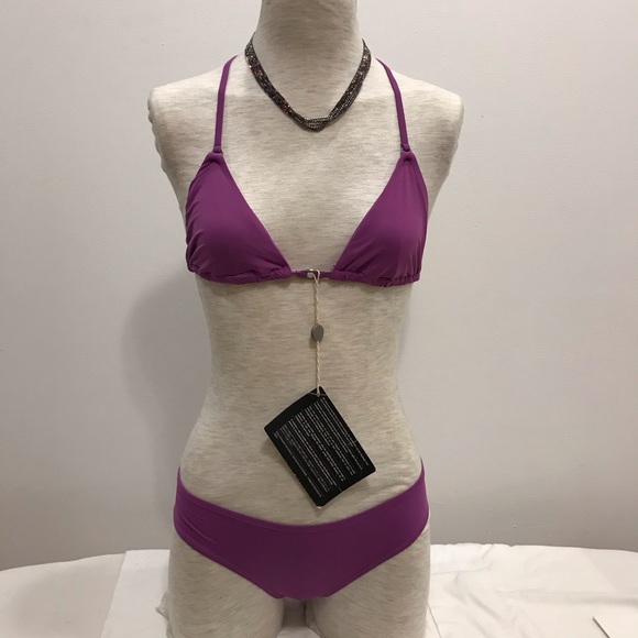 Amulette purple triangle bikini. Size L. NWT - Picture 15 of 15